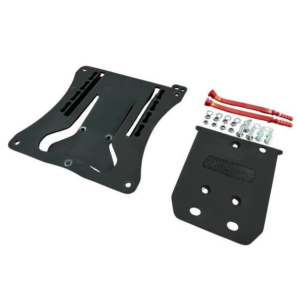 PORTA TARGA A SGANCIO RAPIDO IN COMPOSITO MOTOCROSS/ENDURO XFUN - BLACK