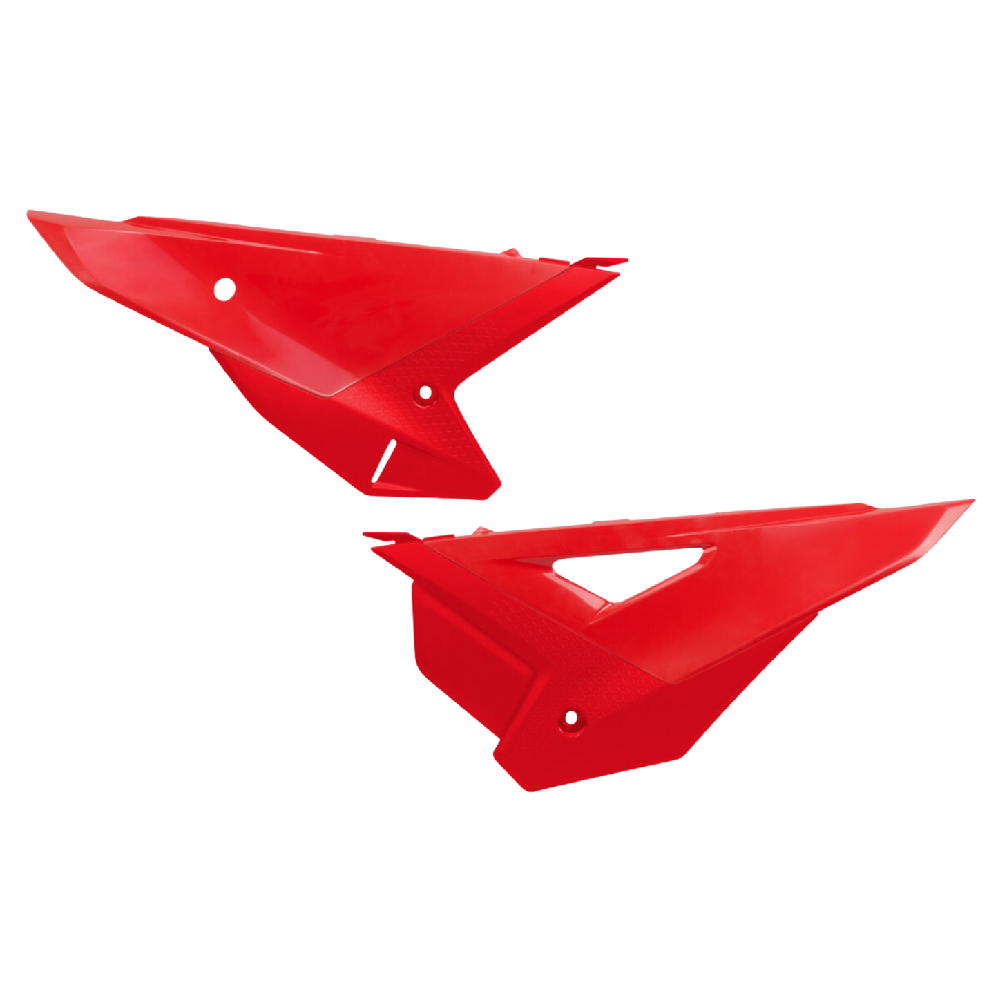 FIANCATINE LATERALI PER HONDA CRF 450R 2025-2025 / ROSSO 070 / COMPLETE