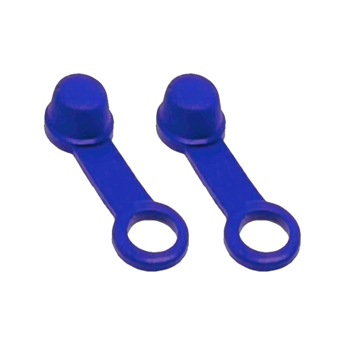 Coppia tappi liquido freni blu