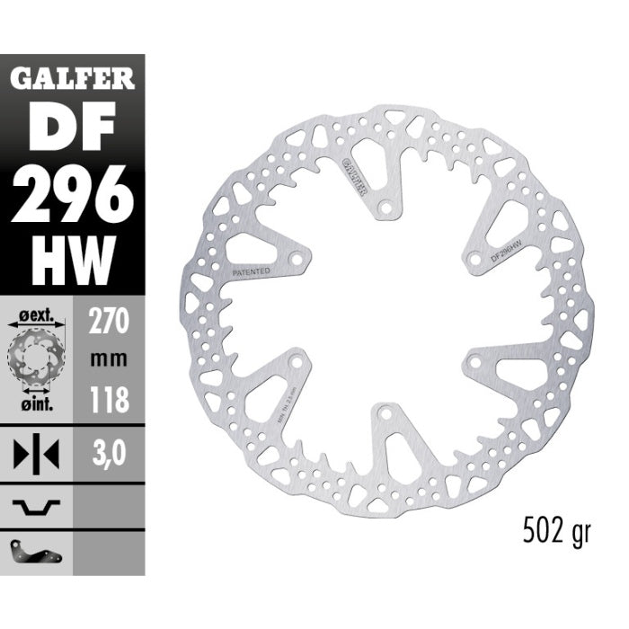 Disco freno anteriore Galfer Shark FANTIC 250 XXF 22-25