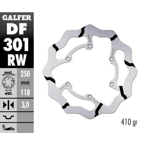 Disco freno anteriore Galfer Race Yamaha WRF 250 05-16