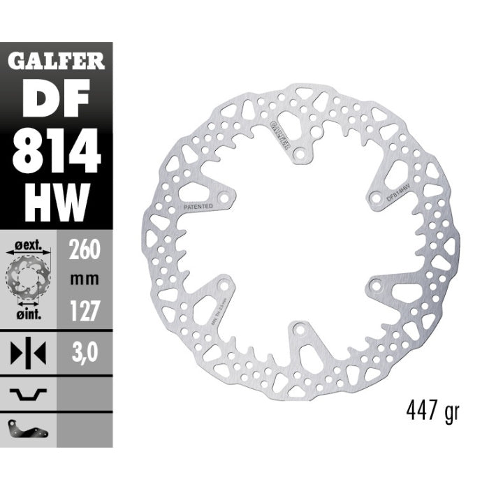 Disco freno anteriore Galfer Shark Beta RR 200 19-25