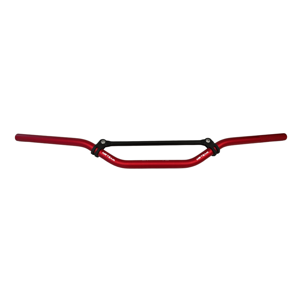 Manubrio NRTeam 22 mm piega media rosso - 6061-T6