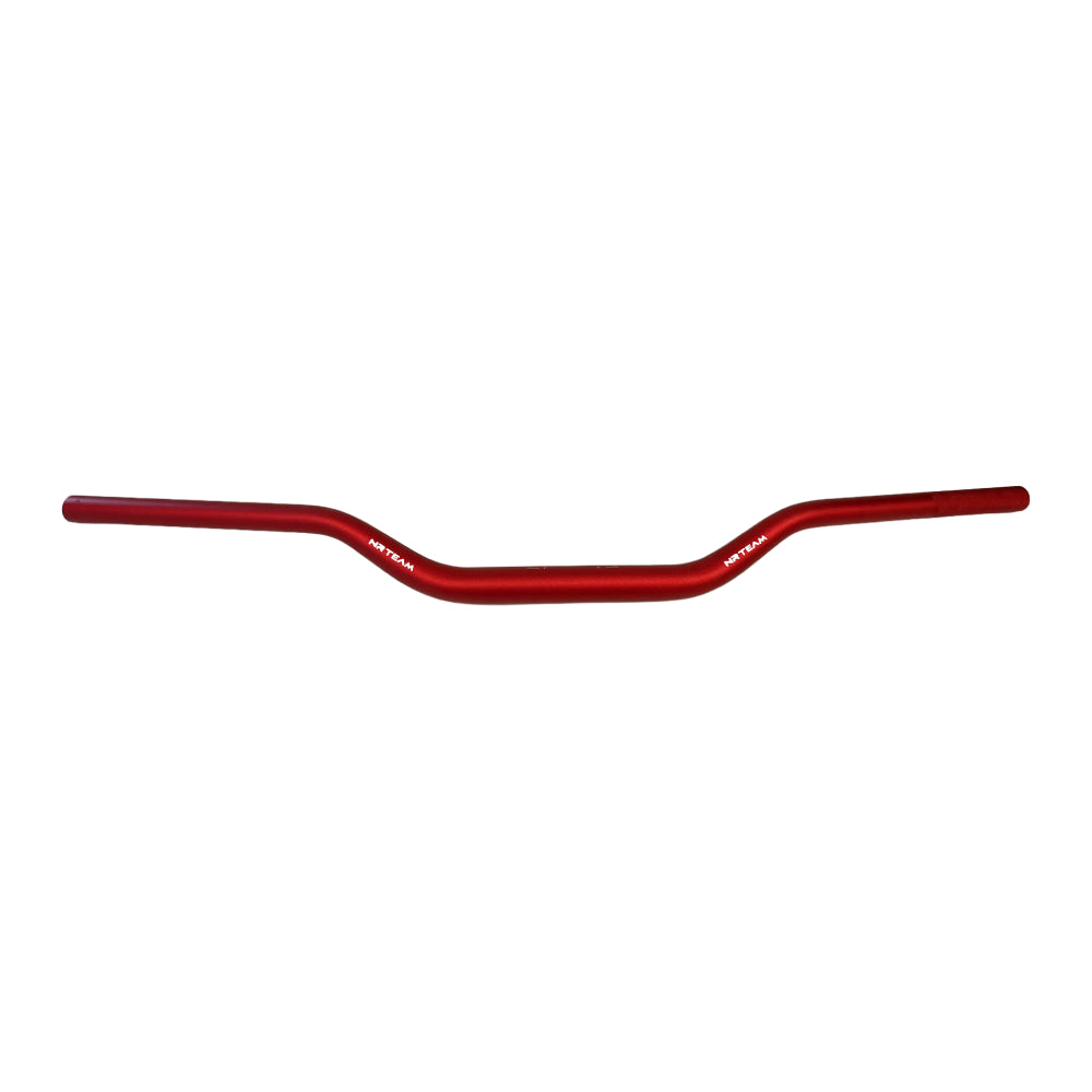 Manubrio NRTeam 28.6 mm piega bassa rosso - 6061-T6