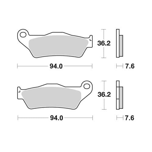 PASTIGLIE FRENO SINTERIZZATE RACING ANTERIORI TM EN 450 F 2002/2023