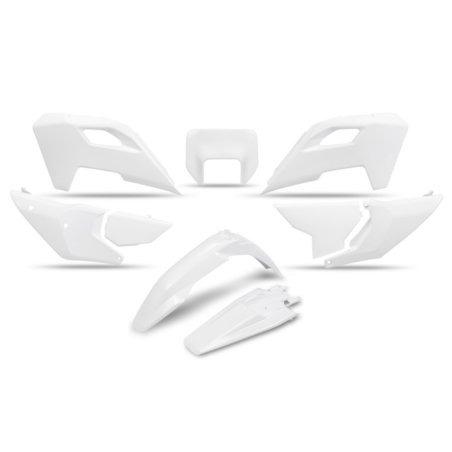 KIT PLASTICHE PER HUSQVARNA TE 150 2024-2025 / OEM 25 / CON PORTAFARO