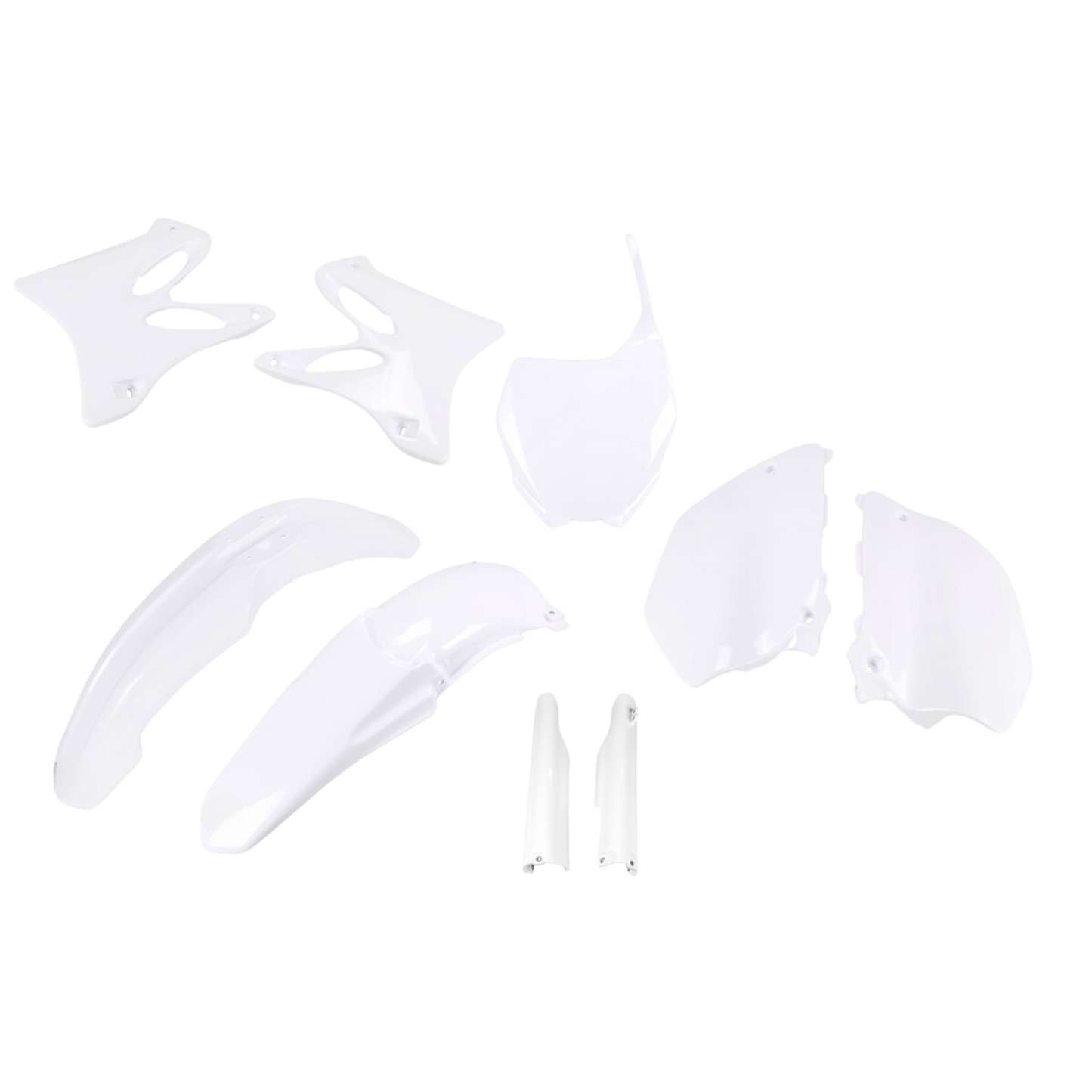 FULL KIT PLASTICHE PER YAMAHA YZ 125 2006-2007 / BIANCO 046 / NO USA