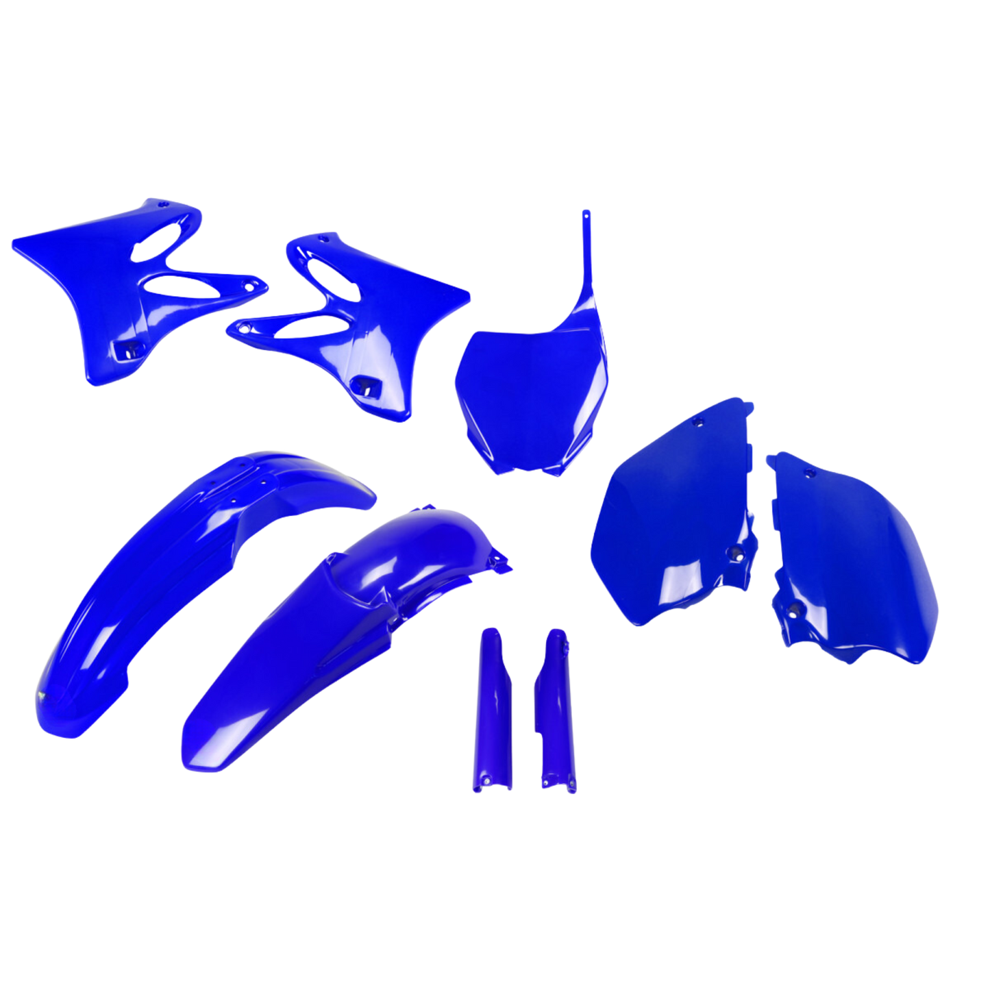 FULL KIT PLASTICHE PER YAMAHA YZ 125 2006-2007 / BLU 089 / NO USA