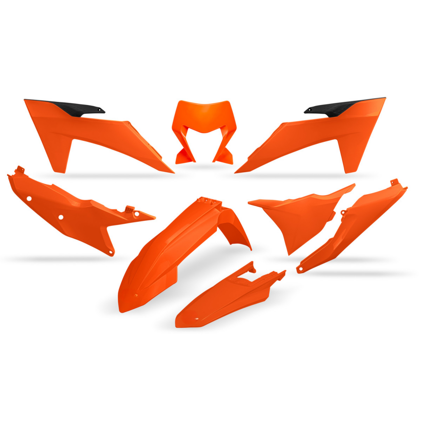 KIT PLASTICHE PER KTM EXC-F 250 2024-2025 / OEM 25 / CON PORTAFARO