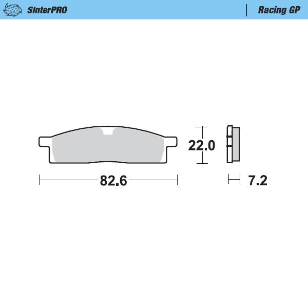 Pastillas de freno delanteras GP Moto Master Yamaha YZ 65 18-25
