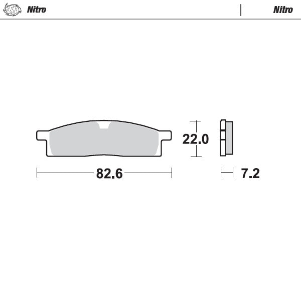 Pastillas de nitro delanteras Moto Master Yamaha YZ 65 18-25