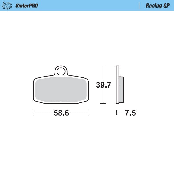 Pastillas de freno Moto Master Husqvarna TC 85 14-20 Delanteras GP