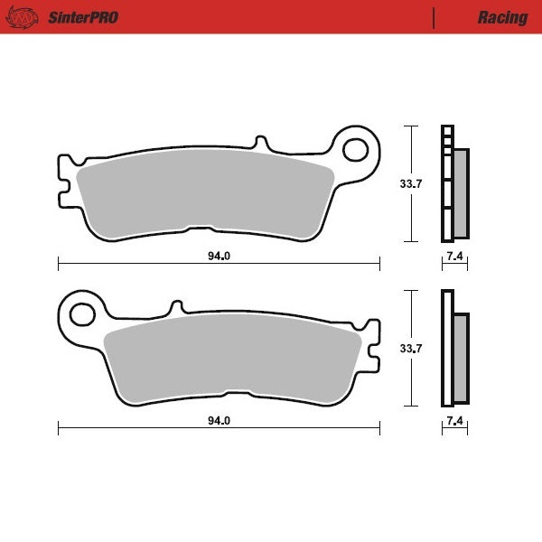Pastillas de freno delanteras de competición Moto Master FANTIC 125 XE 23