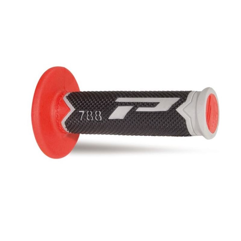Coppia manopole Pro Grip 788 - grigio nero rosso