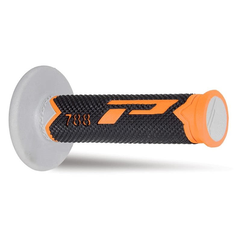 Coppia manopole Pro Grip 788 - arancione nero grigio