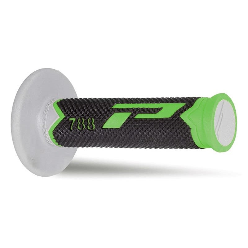Coppia manopole Pro Grip 788 - verde nero grigio