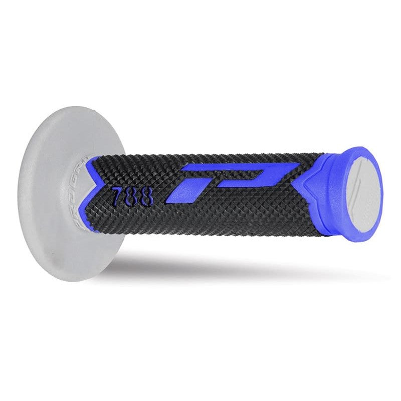 Par de empuñaduras Pro Grip 788 - Azul, negro y gris
