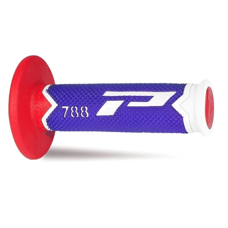 Coppia manopole Pro Grip 788 - bianco blu rosso