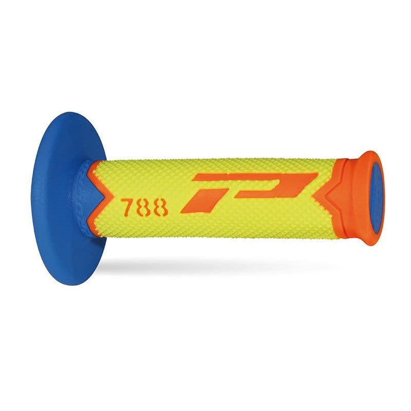 Coppia manopole Pro Grip 788 - arancione fluo giallo fluo azzurro