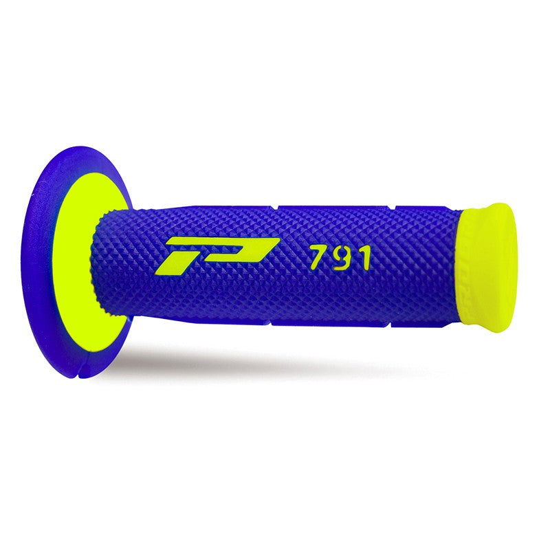 Coppia manopole Pro Grip 791 - giallo fluo blu
