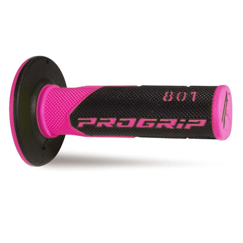 Par de puños Pro Grip 801 - negro fluo fucsia