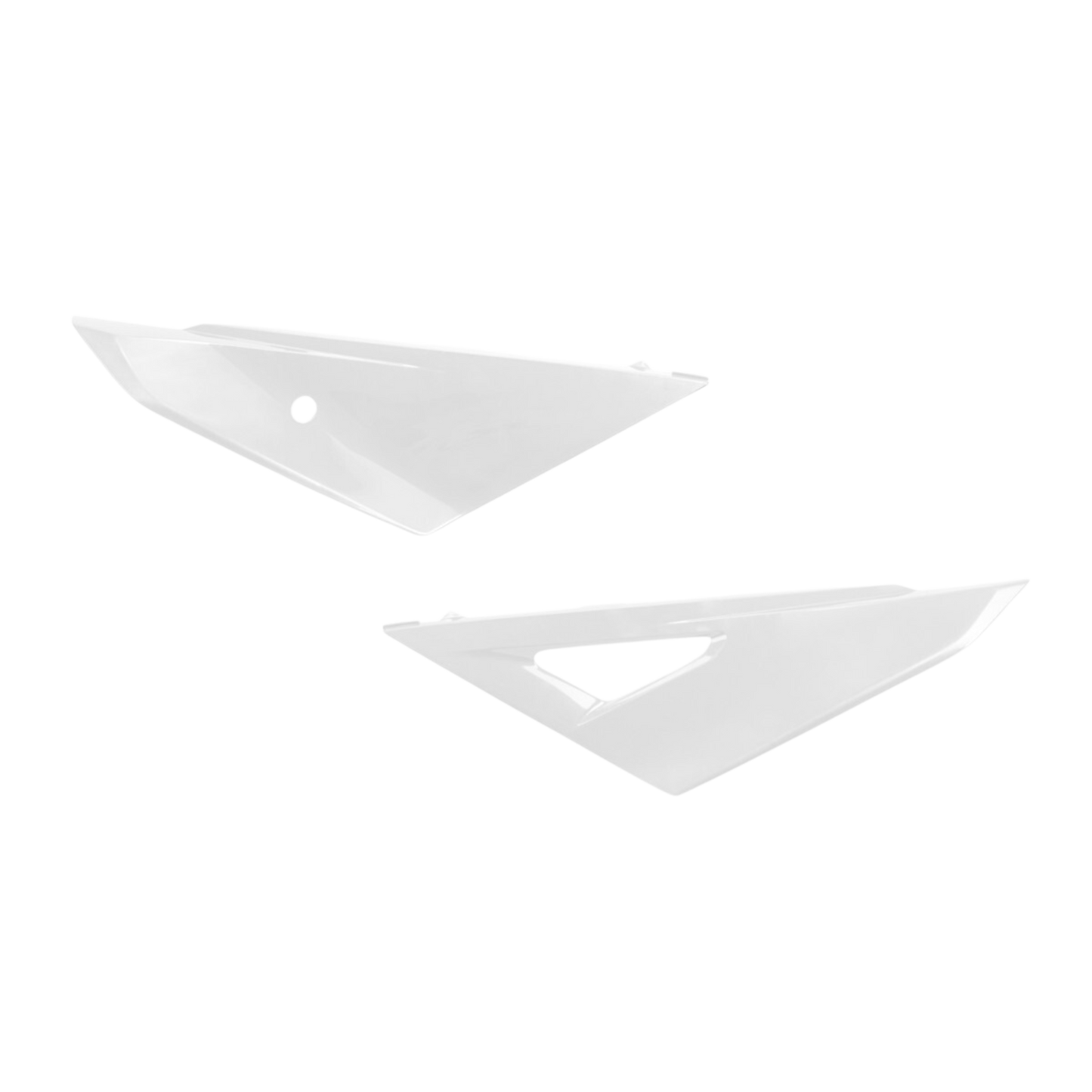 FIANCATINE LATERALI PER HONDA CRF 450R 2025-2025 / BIANCO 041 / PARTE ALTA