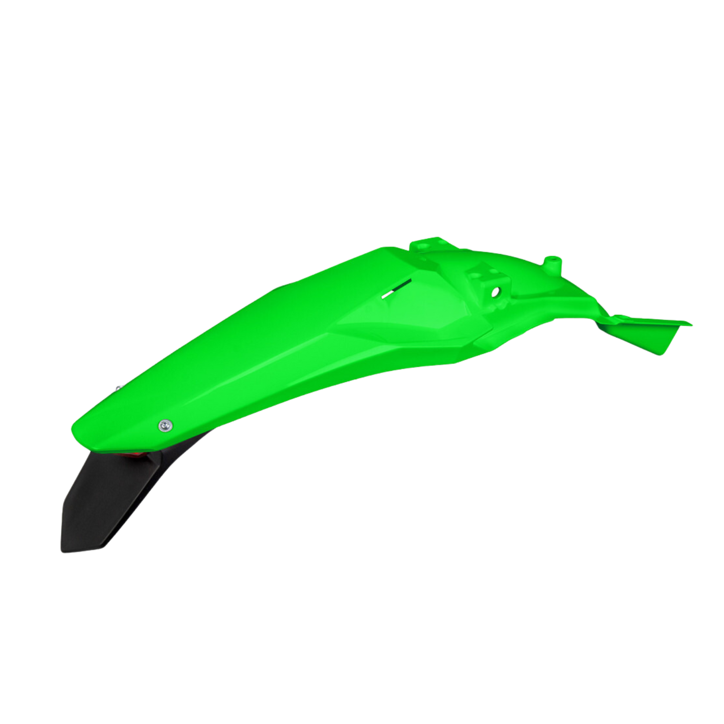 GUARDABARROS TRASERO PARA KAWASAKI KXF 250 2025-2025 / VERDE FLUORESCENTE / LED ENDURO