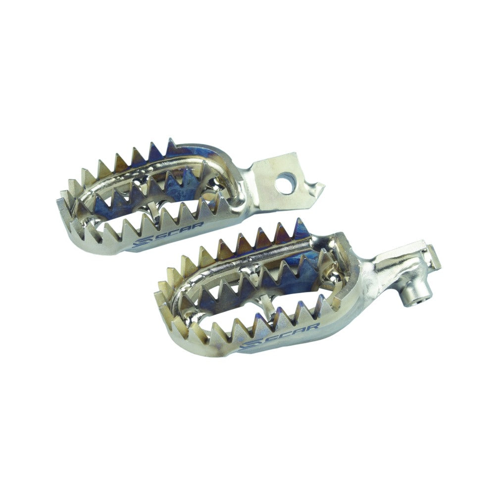 Coppia pedane Gripper in titanio Scar Suzuki RMZ 450 08-25
