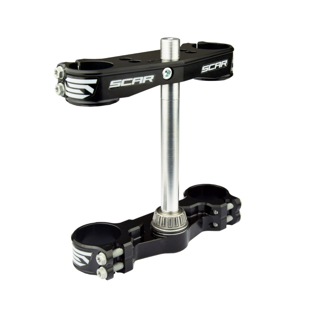 Piastra di sterzo nera Scar Gas Gas MC 65 25