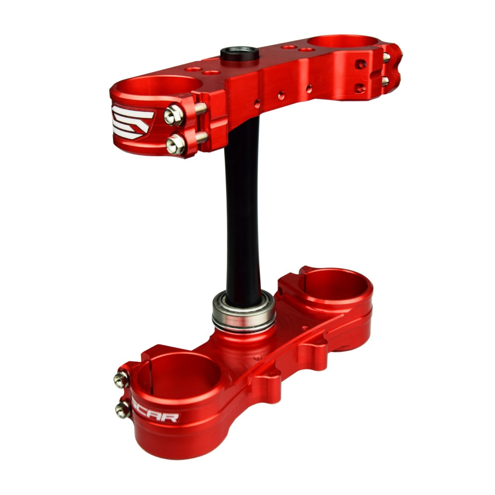 Piastra di sterzo rossa Scar Husqvarna TC 125 23-25