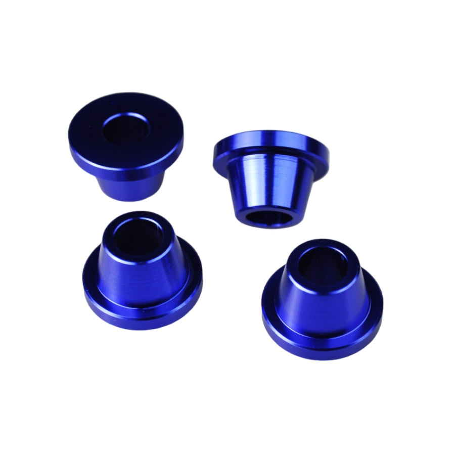 Coni piastra manubrio in ergal Yamaha WRF 250 15-25 blu