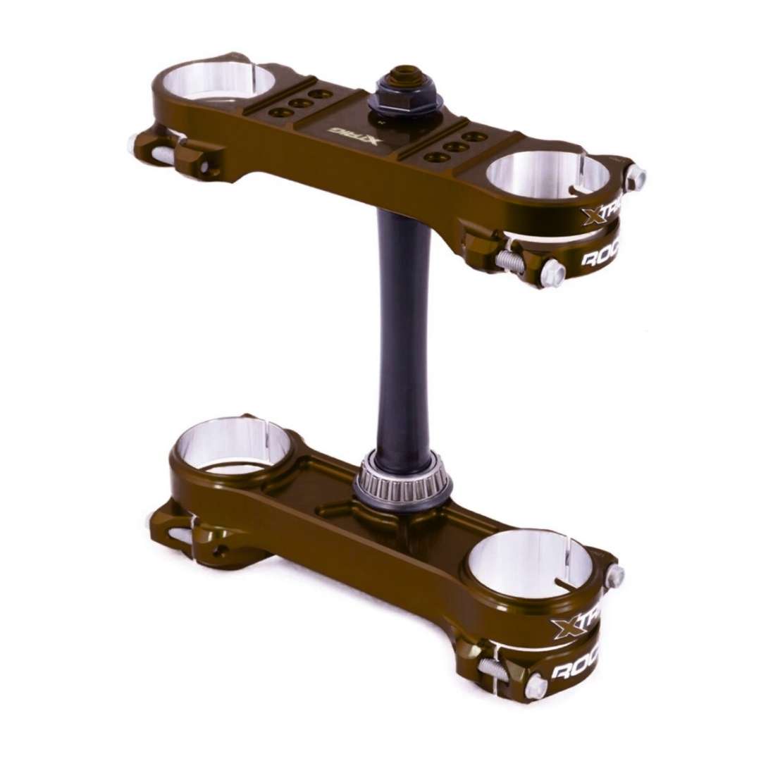 Piastra X-Trig marrone ROCS Ktm EXC 150 24-25