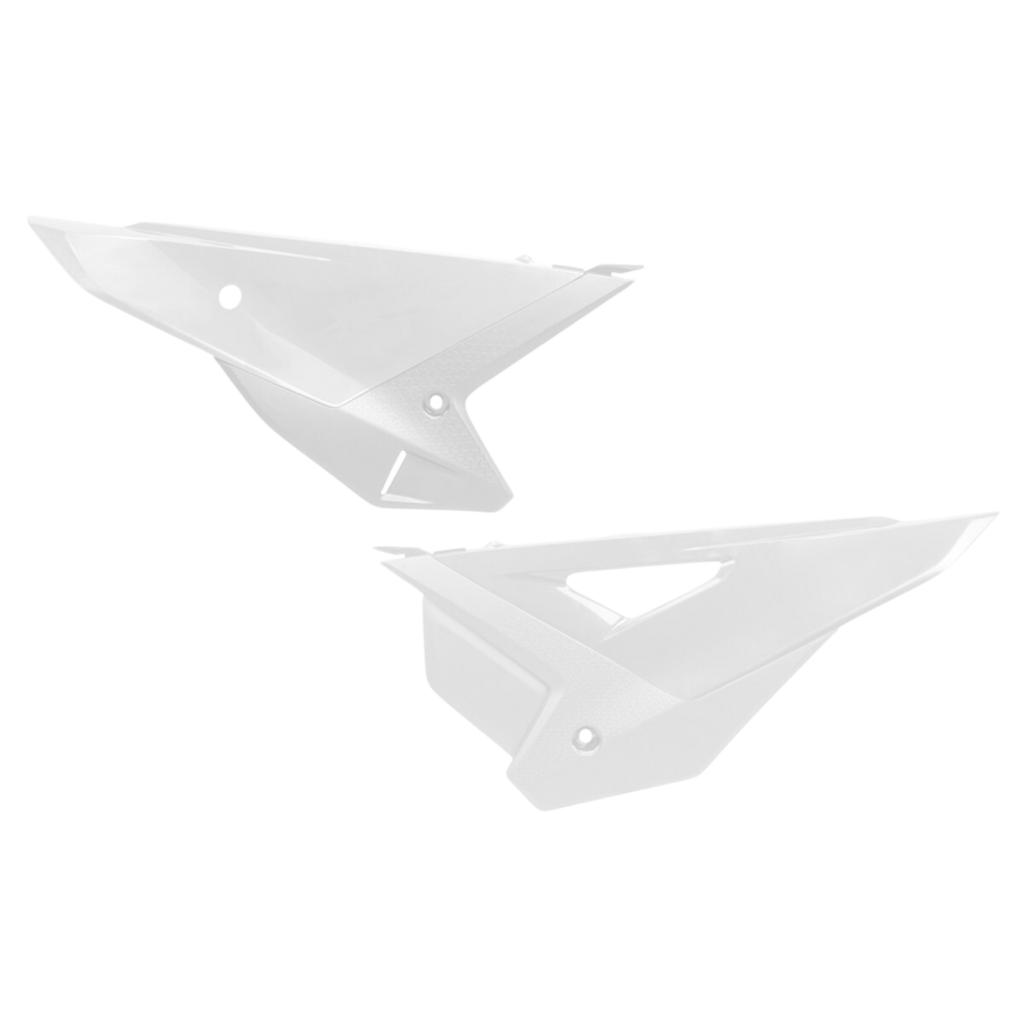 FIANCATINE LATERALI PER HONDA CRF 250R 2025-2025 / BIANCO 041 / COMPLETE