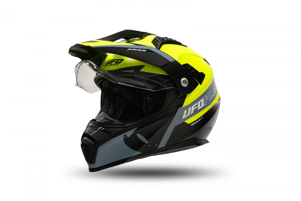 CASCO MOTOCROSS ARIES / GIALLO/NERO