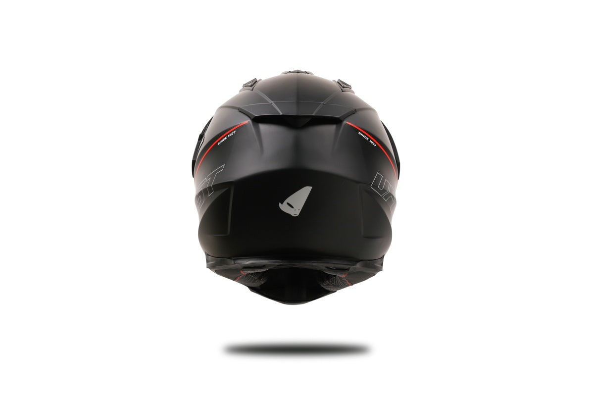 CASCO MOTOCROSS ARIES / NERO/ROSSO