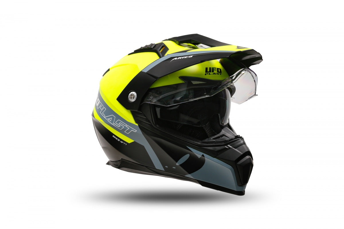 CASCO MOTOCROSS ARIES / GIALLO/NERO