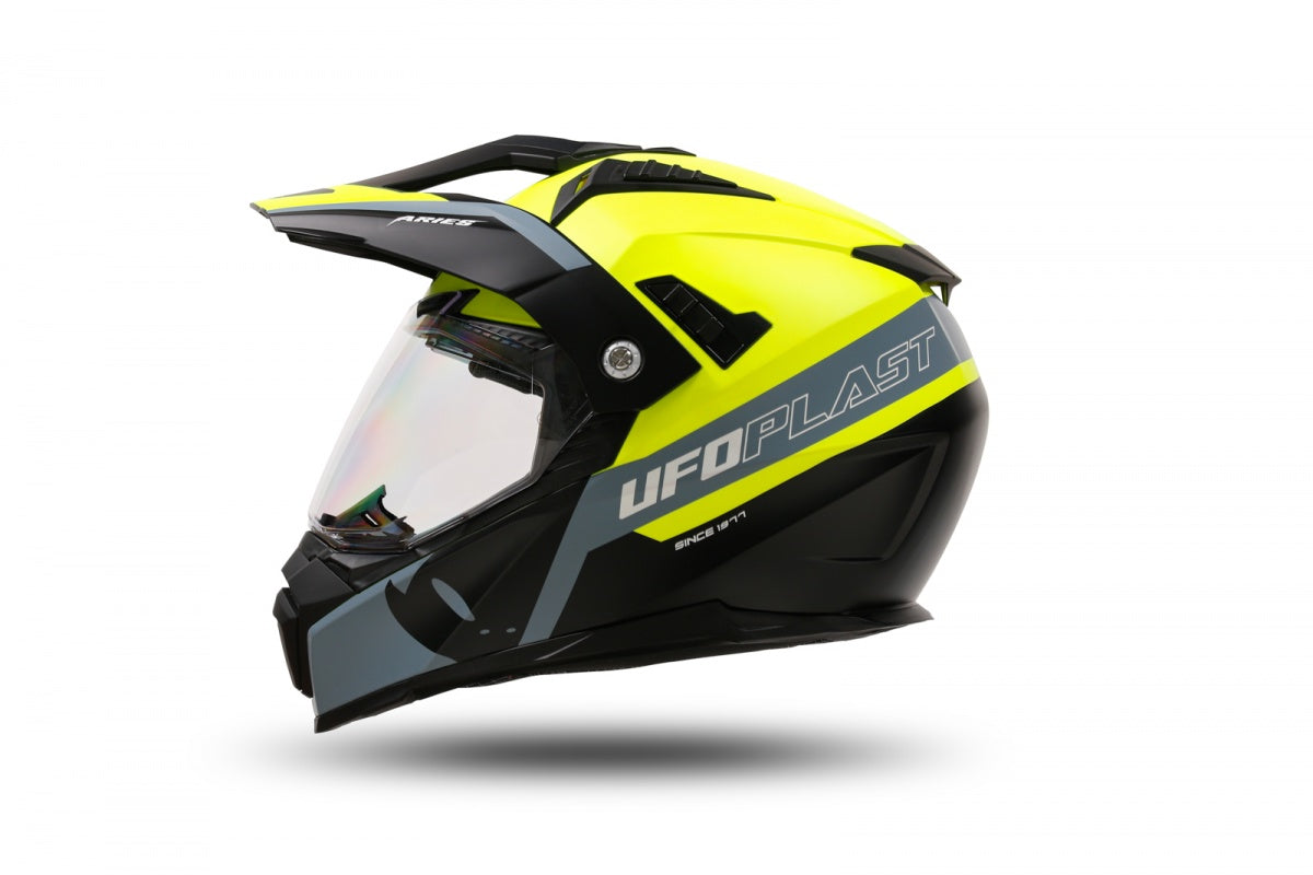 CASCO MOTOCROSS ARIES / GIALLO/NERO