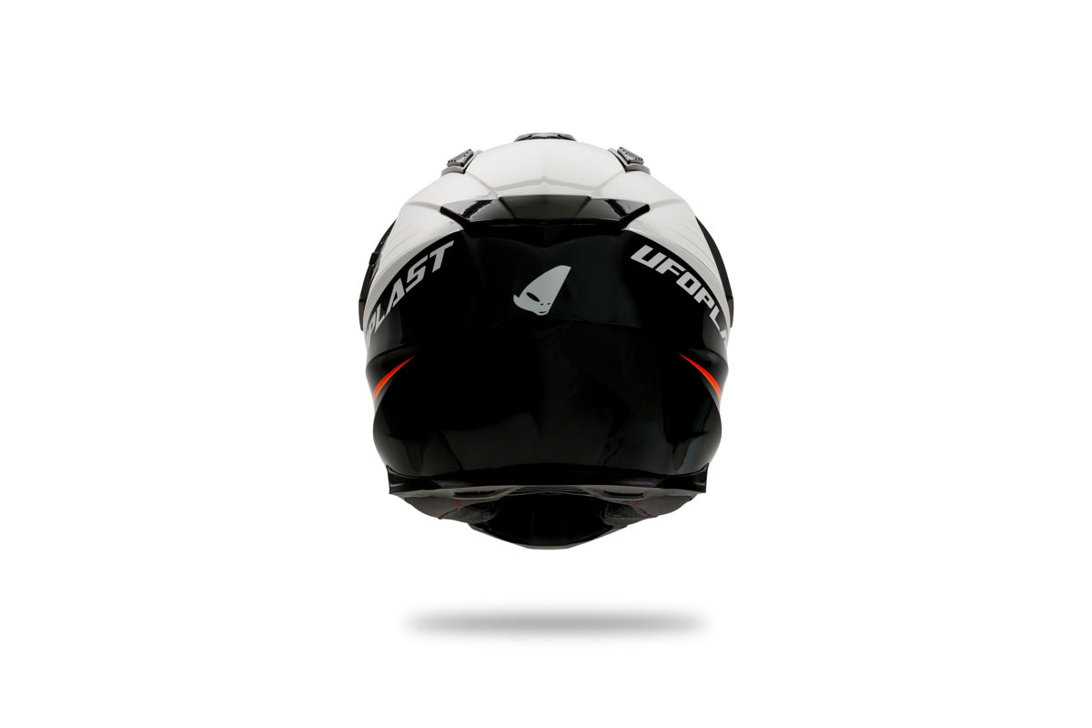 CASCO MOTOCROSS ARIES / BIANCO/NERO