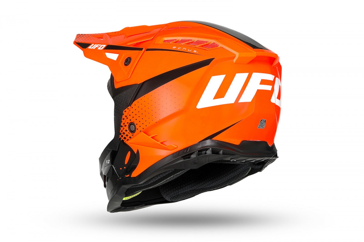 CASCO MOTOCROSS ECHUS / ARANCIO/NERO