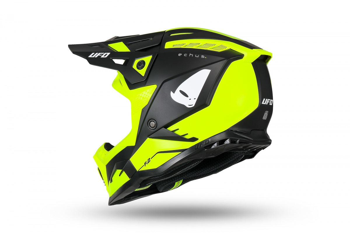 CASCO MOTOCROSS ECHUS / GIALLO/NERO