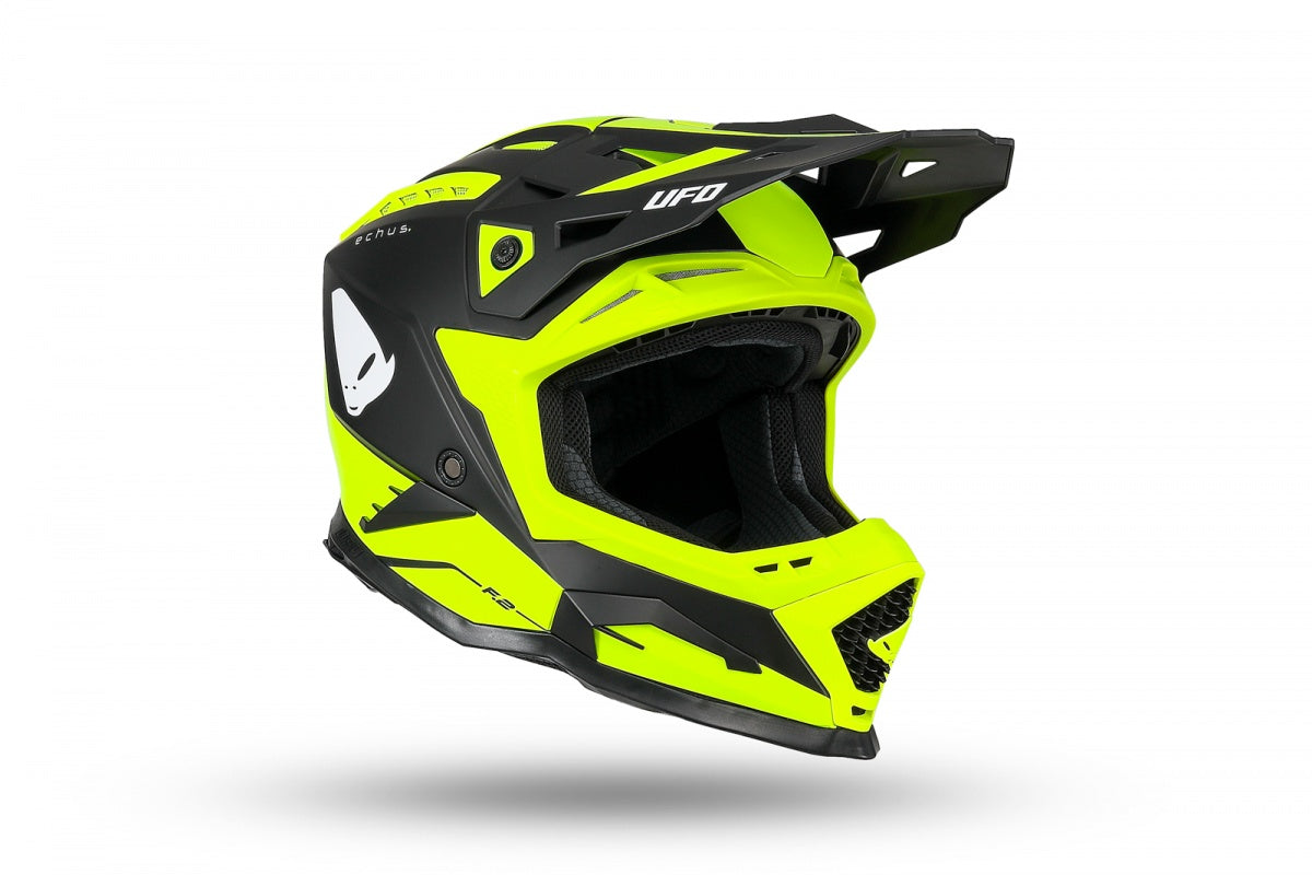 CASCO MOTOCROSS ECHUS / GIALLO/NERO