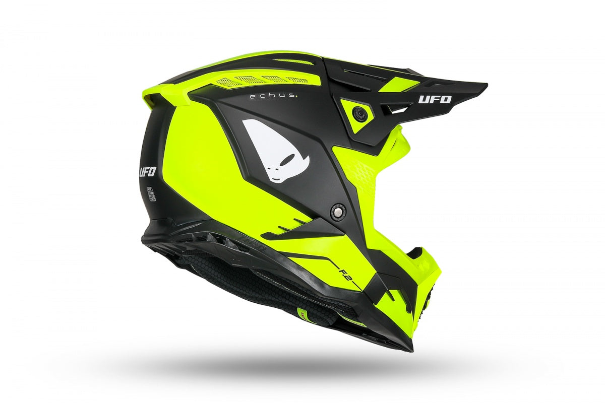 CASCO MOTOCROSS ECHUS / GIALLO/NERO