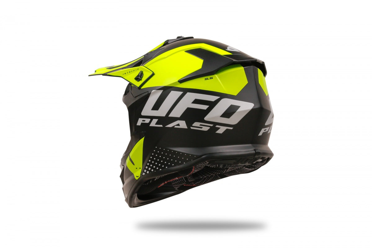 CASCO MOTOCROSS INTREPID / NERO/GIALLO