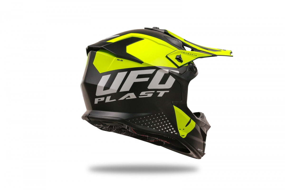 CASCO MOTOCROSS INTREPID / NERO/GIALLO