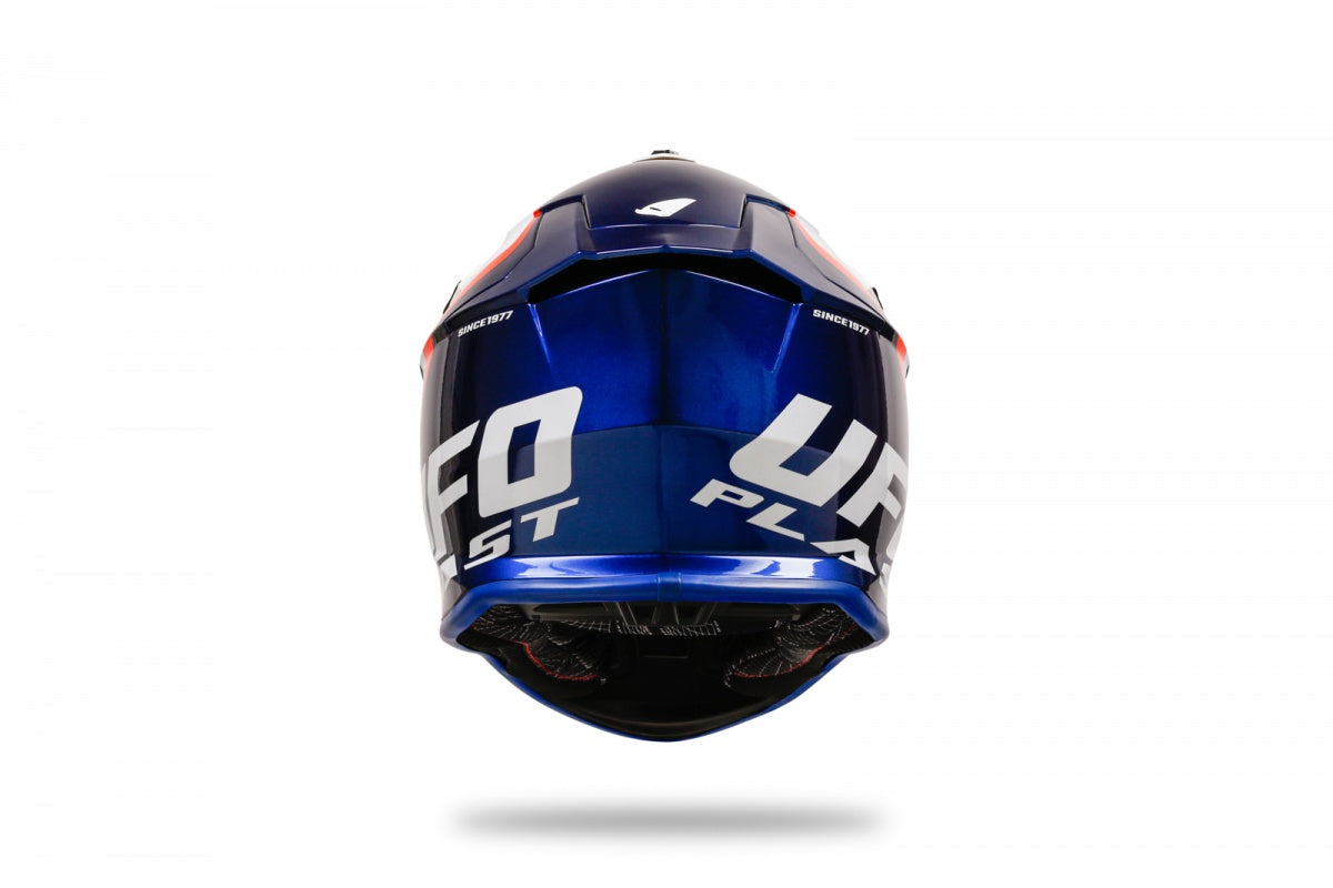 CASCO MOTOCROSS INTREPID / BLU/BIANCO