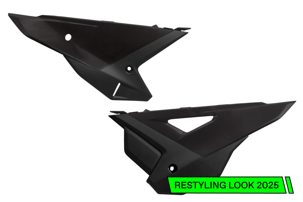 Fiancatine laterali compatibili con Honda CRF 450R 2021-2024 (restyling 2025, cod. HO05621) - Oem