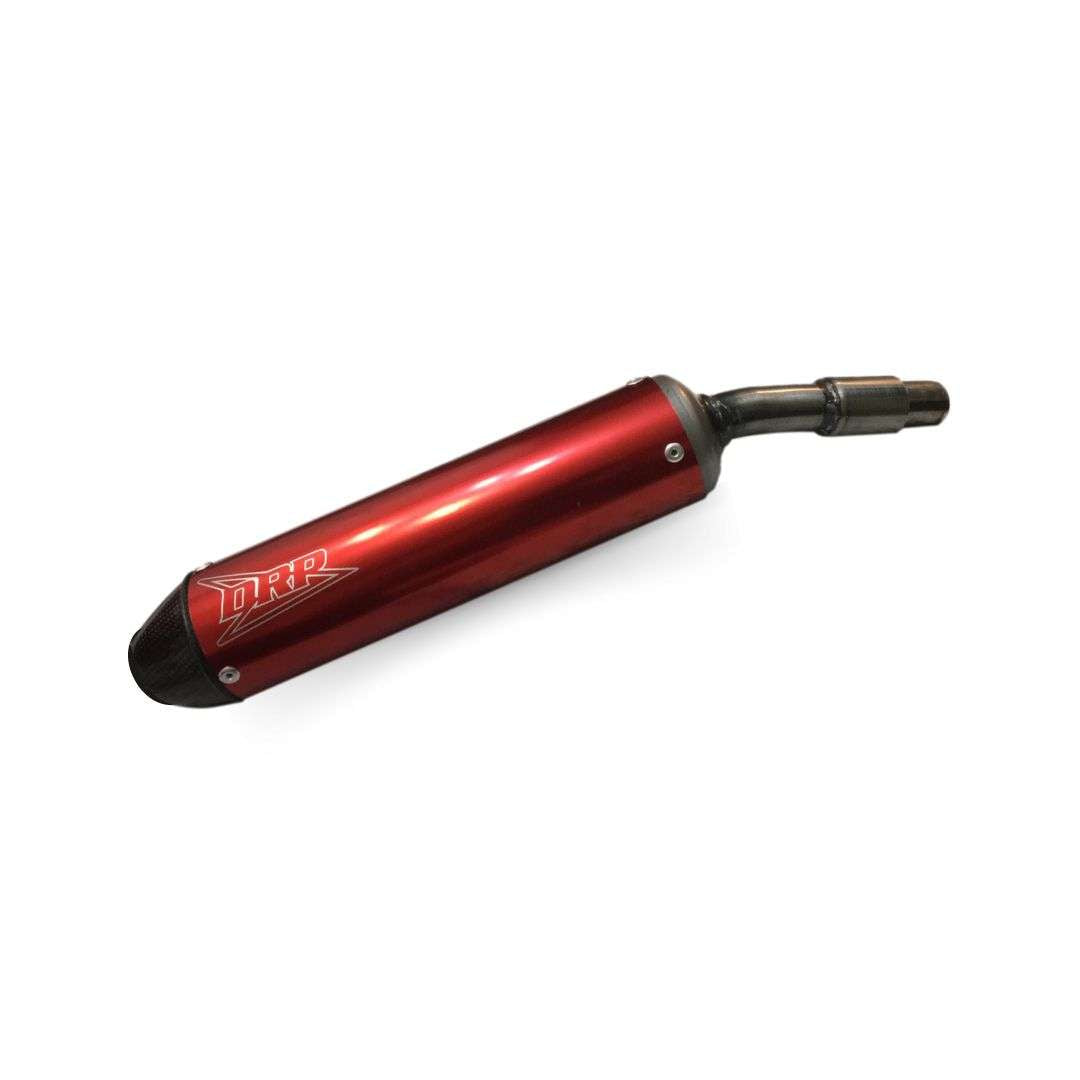 Silenziatore DRP rosso fondello carbonio FANTIC 125 XX 22-25