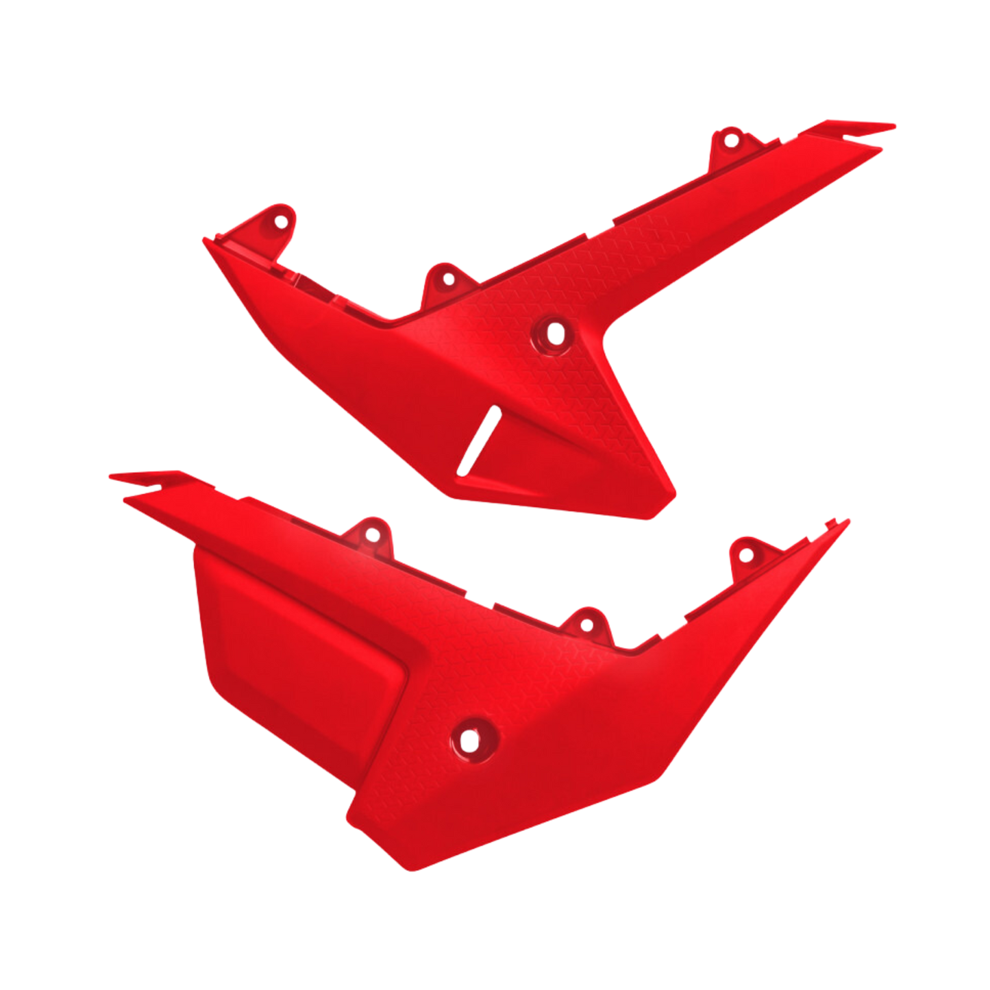 FIANCATINE LATERALI PER HONDA CRF 250R 2025-2025 / ROSSO 070 / PARTE BASSA