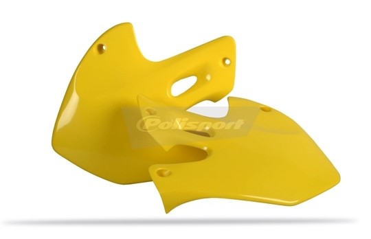 CONVOGLIATORI RADIATORE POLISPORT PER SUZUKI RM 250 1999-2000 / GIALLO