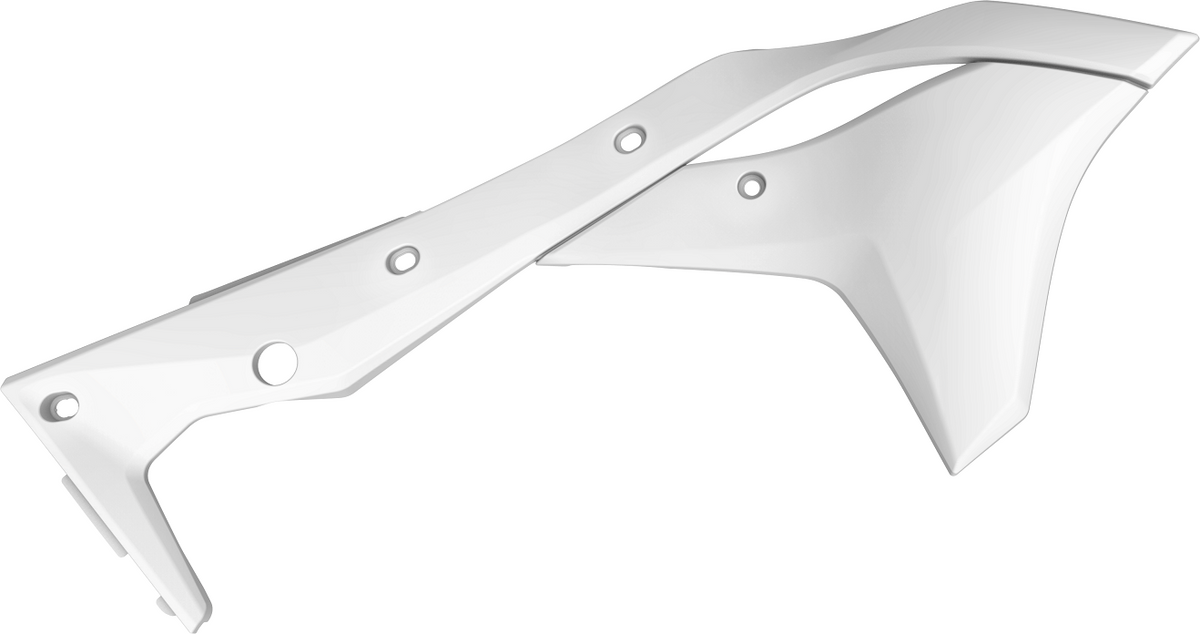 CONVOGLIATORI RADIATORE POLISPORT PER KAWASAKI KX 250 F 2017-2020 / BIANCO